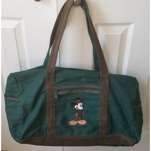 vintage Disney Mickey Unlimited mickey duffle green - Picture 12 of 12